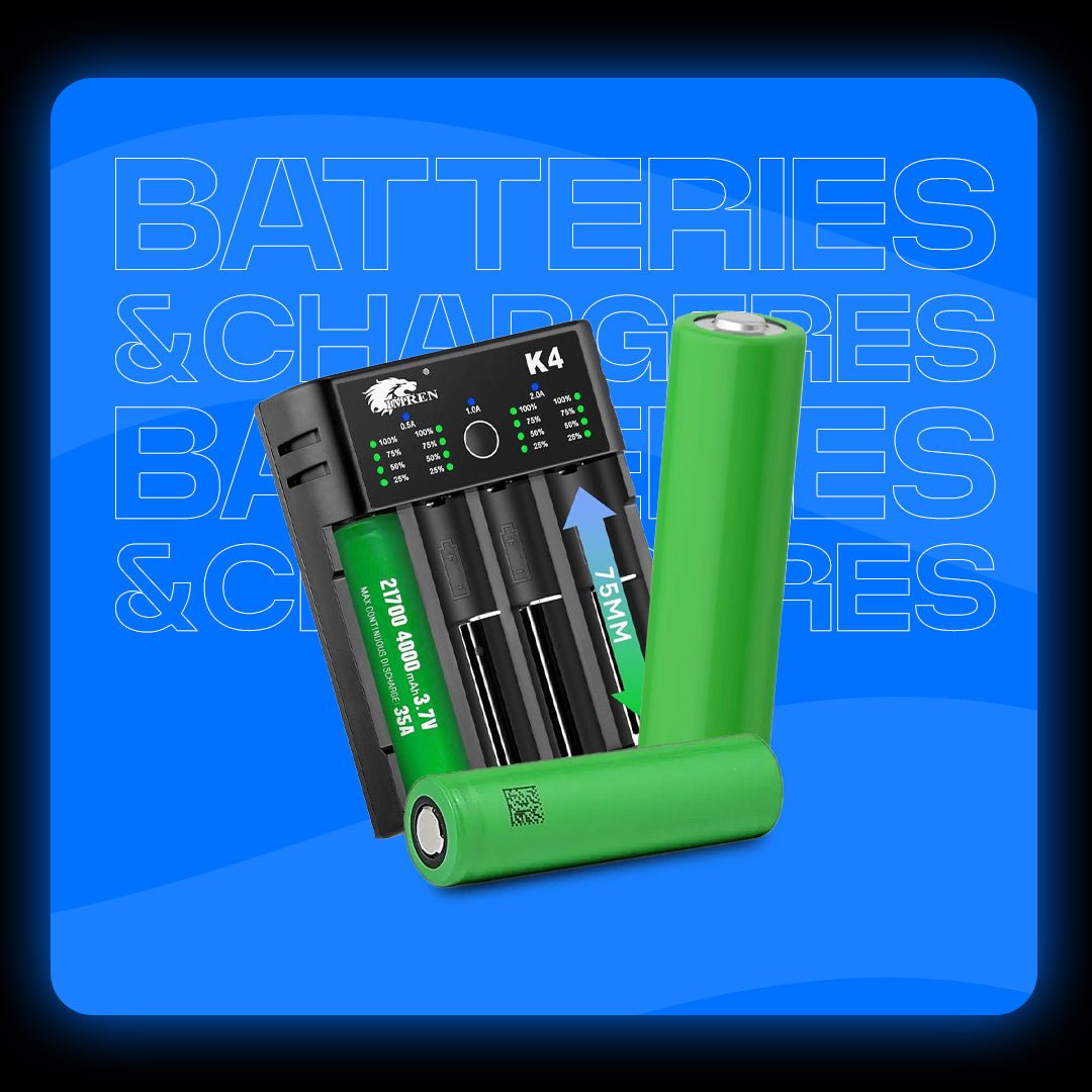 Vape Batteries & Chargers in Egypt | 18650 & More