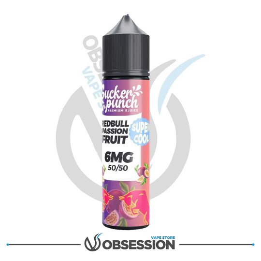 Sucker Punch Super Cool Redbull Passion Fruit MTL 60ml | Vape Egypt Sucker Punch Super Cool Redbull Passion Fruit MTL 60ml | Vape Egypt