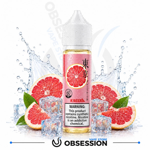 Tokyo Classic Grapefruit Iced E-Liquid 60ml Freebase