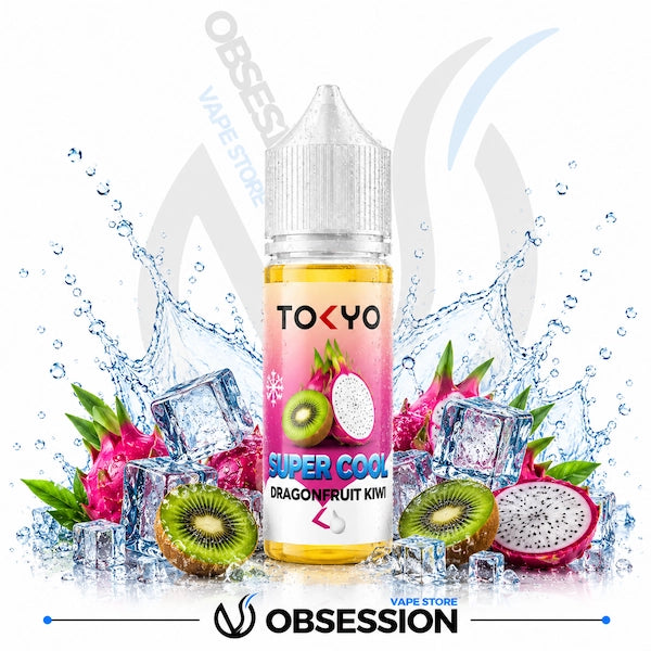 TOKYO Dragonfruit Kiwi Super Cool Salt Nic 30ml  Exotic Ice Vape Egypt