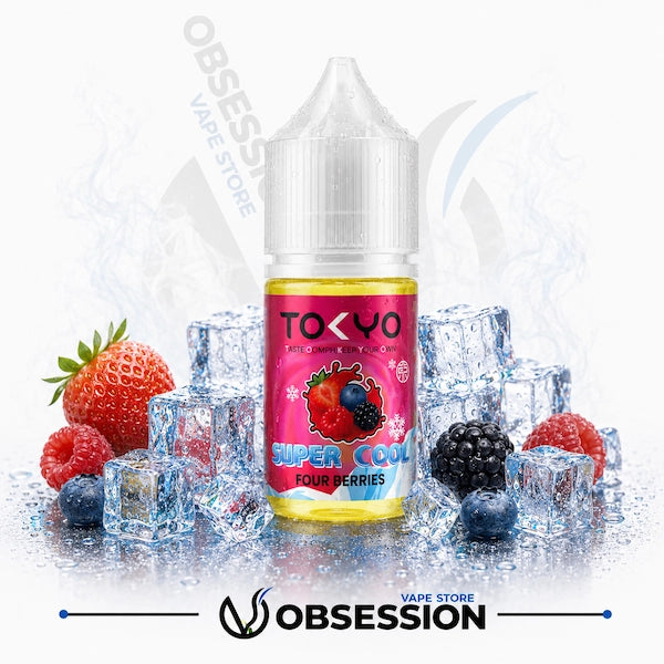 Tokyo Four Berries Super Cool Salt Vape E-Liquid Tokyo Four Berries Super Cool Salt Vape E-Liquid