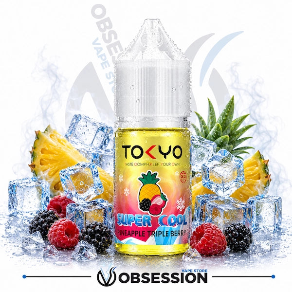 Tokyo Pineapple Triple Berry Super Cool Salt 30ml Tokyo Pineapple Triple Berry Super Cool Salt 30ml