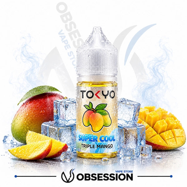 TOKYO Triple Mango Super Cool Salt Nic 30ml – Mango Ice Vape Egypt