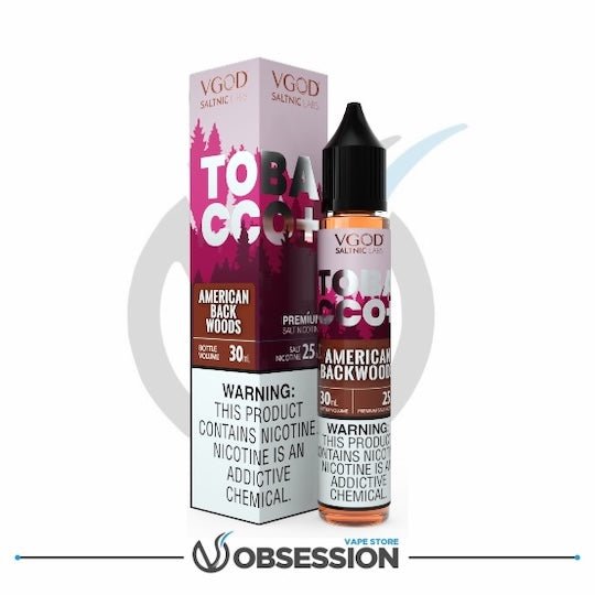 VGOD Tobacco American Backwoods SaltNic 30ml | American Tobacco Blend