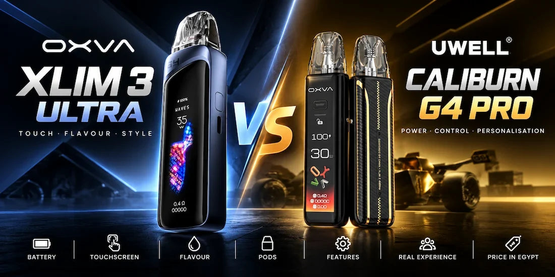 OXVA XLIM 3 Ultra vs Uwell Caliburn G4 Pro: Which Pod System Is Better?