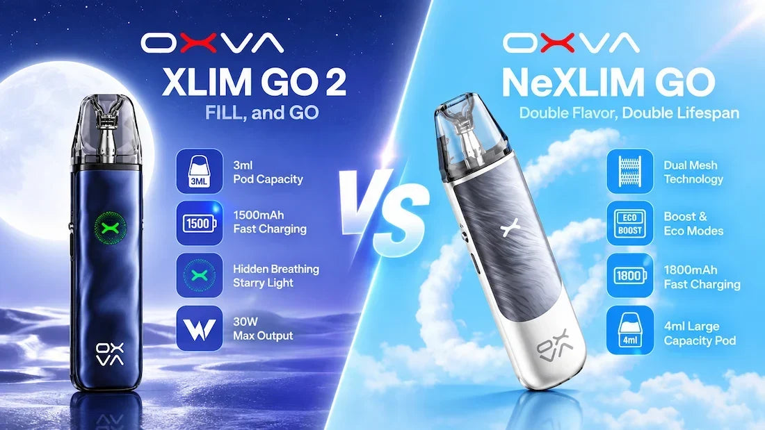 OXVA XLIM GO 2 vs OXVA NeXLIM GO: Which Pod Kit Should You Choose?