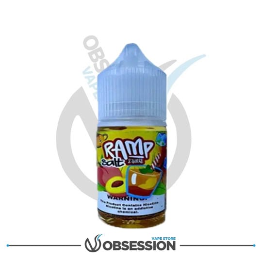 ICE PEACH TEA SALT 30MG 30ML E - LIQUID BY RAMP | Buy Online in Egypt | Obsession Vape Store