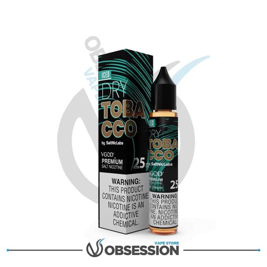 Iced Dry Tobacco Salt | 30ml By VGOD | Buy Online in Egypt | Obsession Vape Store