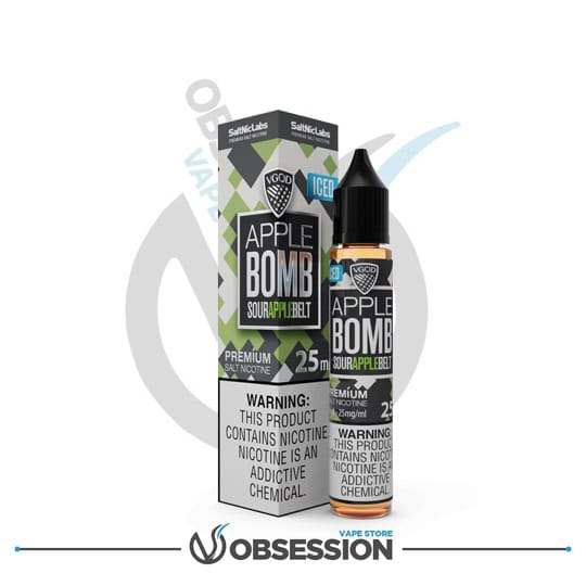 Iced Apple Bomb Salt | 30ml By VGOD | Buy Online in Egypt | Obsession Vape Store