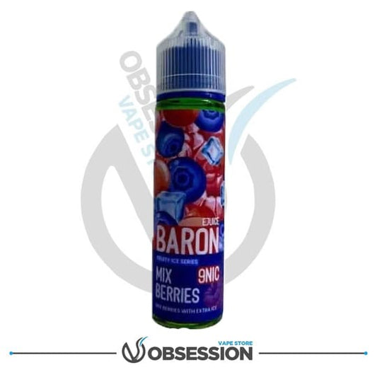BARON MTL MIX BERRIES ICE 60ML | Buy Online in Egypt | Obsession Vape Store