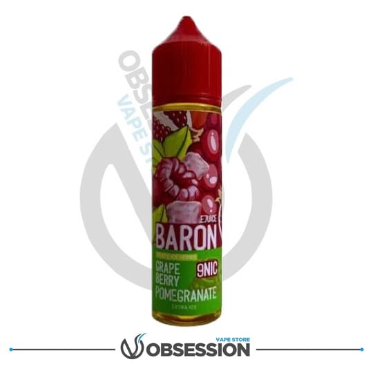 BARON MTL GRAPE BERRY POMEGRANATE ICE 60ML | Buy Online in Egypt | Obsession Vape Store