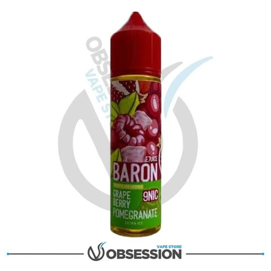 BARON MTL GRAPE BERRY POMEGRANATE ICE 60ML | Buy Online in Egypt | Obsession Vape Store