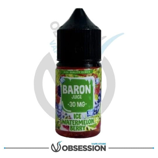 BARON ICE WATERMELON BERRY SALT 30ML | Buy Online in Egypt | Obsession Vape Store