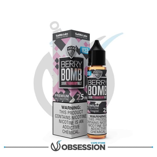 VGOD SaltNic Iced Berry Bomb eLiquid | Buy Online in Egypt | Obsession Vape Store
