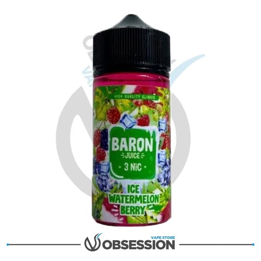 BARON ICE WATERMELON BERRY 100ML | Buy Online in Egypt | Obsession Vape Store