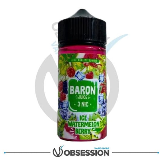 BARON ICE WATERMELON BERRY 100ML | Buy Online in Egypt | Obsession Vape Store