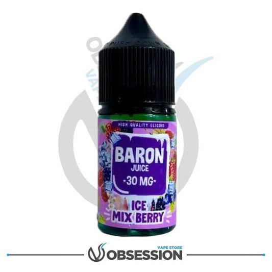 BARON ICE MIX BERRY SALT 30ML | Buy Online in Egypt | Obsession Vape Store