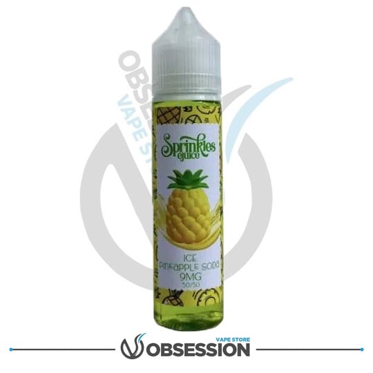 SPRINKLES ICE PINEAPPLE SODA MTL E - LIQUID | Buy Online in Egypt | Obsession Vape Store