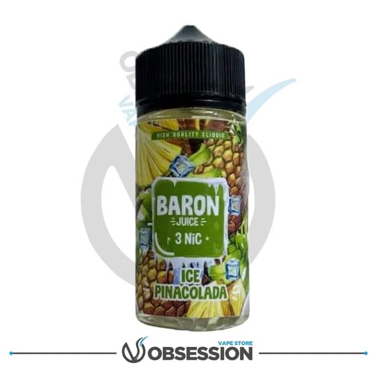 BARON ICE PINA COLADA 100ML | Buy Online in Egypt | Obsession Vape Store
