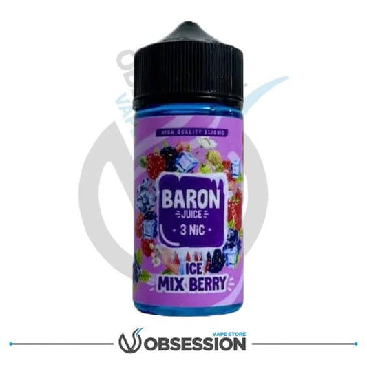 BARON ICE MIX BERRY 100ML | Buy Online in Egypt | Obsession Vape Store