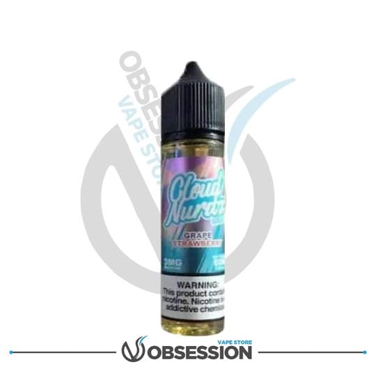 CLOUD NURDZ ICED GRAPE STRAWBERRY MTL E LIQUID | Buy Online in Egypt | Obsession Vape Store