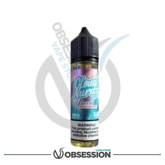 CLOUD NURDZ ICED GRAPE STRAWBERRY MTL E LIQUID | Buy Online in Egypt | Obsession Vape Store