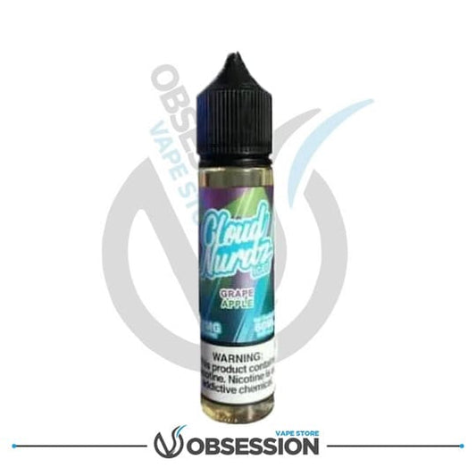 CLOUD NURDZ ICED GRAPE APPLE MTL E LIQUID | Buy Online in Egypt | Obsession Vape Store