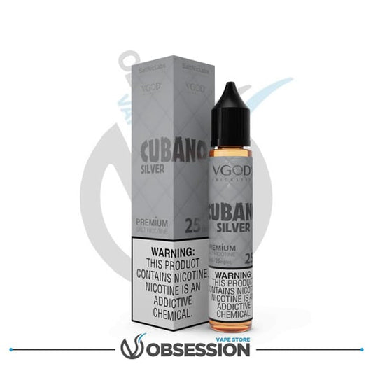 Cubano Silver Salt | 30ml By VGOD | Buy Online in Egypt | Obsession Vape Store