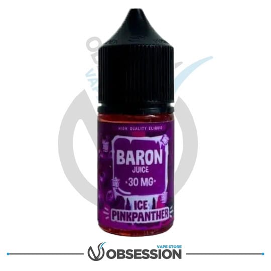 BARON ICE PINK PANTHER SALT 30ML | Buy Online in Egypt | Obsession Vape Store
