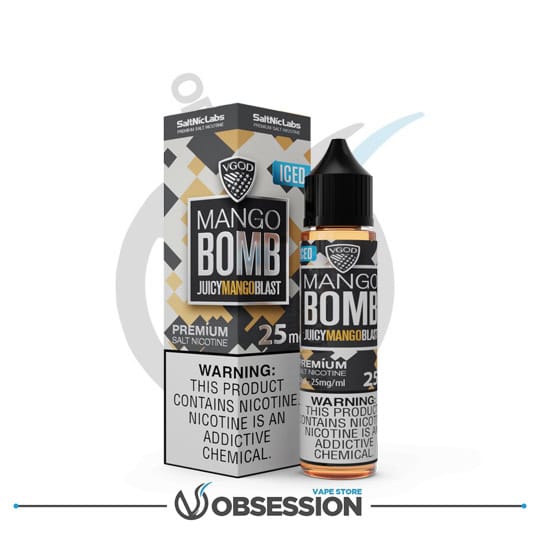 Iced Mango Bomb Salt | 30ml By VGOD | Buy Online in Egypt | Obsession Vape Store