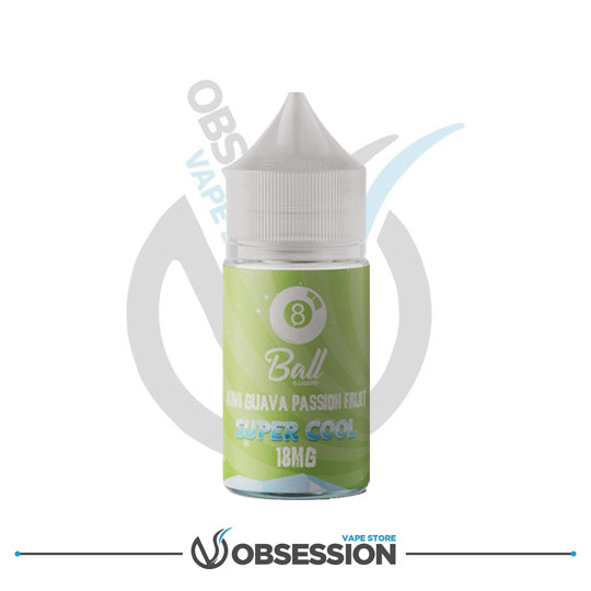 Vape juice bottle with green label on a white background, featuring the brand 'Obsession'.