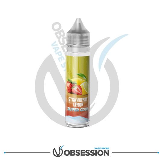 8 Ball Strawberry Lemon Super Cool DL E - Liquid 60ml | Buy Online in Egypt | Obsession Vape Store