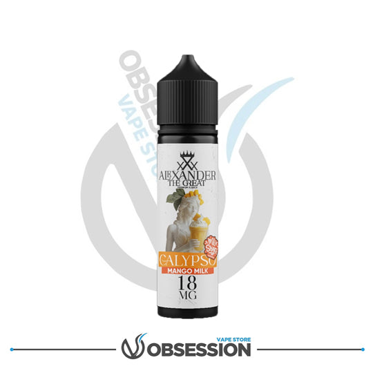 Vape juice bottle labeled 'Alexander the Great' on a white background with 'Obsession Vape Store' branding.