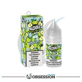 Bazooka Salt Ice Green Apple Sour Straws E - Liquid 30ml | Buy Online in Egypt | Obsession Vape Store