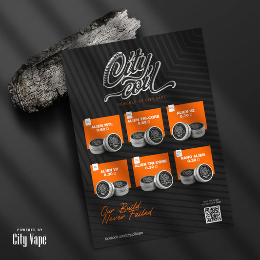CITY COIL DL ALIEN V2 0.30 OHM BOX OF 2 COILS | Buy Online in Egypt | Obsession Vape Store