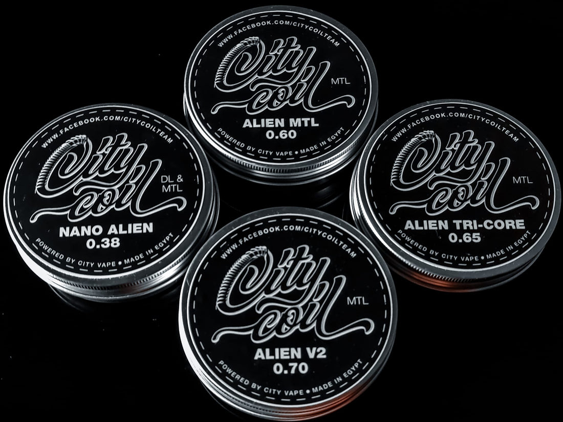 CITY COIL MTL ALIEN 0.60 OHM BOX OF 2 COILS | Buy Online in Egypt | Obsession Vape Store