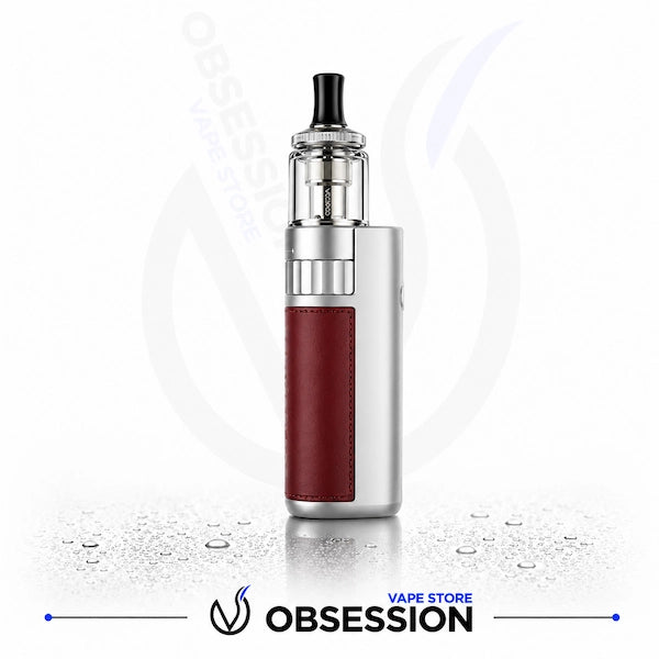 Vape device with brown and silver design on a white background, branded as 'Obsession Vape Store'.