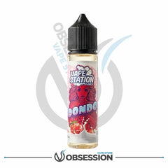 Vape juice bottle with 'Vape Station' branding on a white background