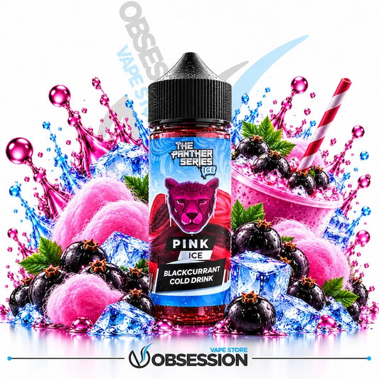 Refresh your vape with The Pink Series Pink Ice by Dr Vapes, now available at Obsession Vape Store—featuring an icy blackcurrant cold drink blend infused with sweet pink cotton candy, splashing ice cubes, and frosty berry crystals for a chillingly smooth flavor hit.
