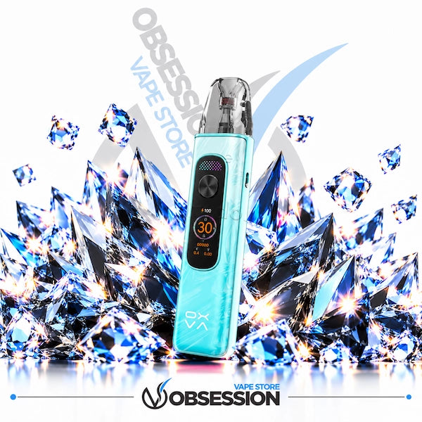 Upgrade your vape with the vibrant OXVA Xlim Pro 4 Pod Kit in Flowing Ice Blue, now available at Obsession Vape Store—featuring an icy marble finish, brilliant crystal aesthetics, and unmatched flavor delivery with every puff.
