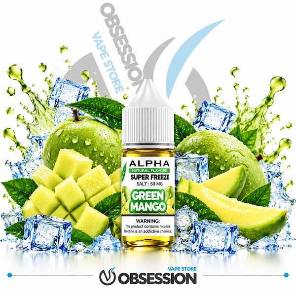 Frisky Alpha Super Freeze Green Mango SaltNic 30ml