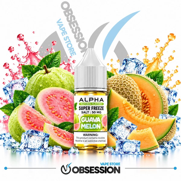 Frisky Alpha Super Freeze Guava Melon SaltNic 30ml