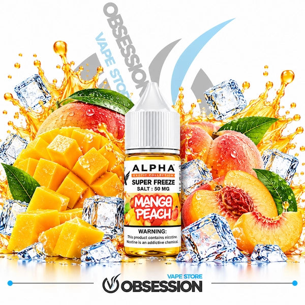 Frisky Alpha Super Freeze Mango Peach SaltNic 30ml