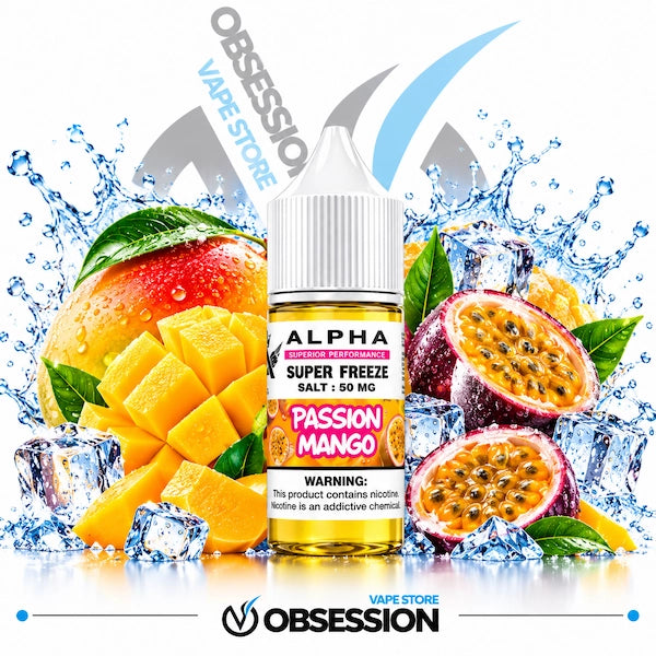 Frisky Alpha Super Freeze Passion Mango SaltNic 30ml