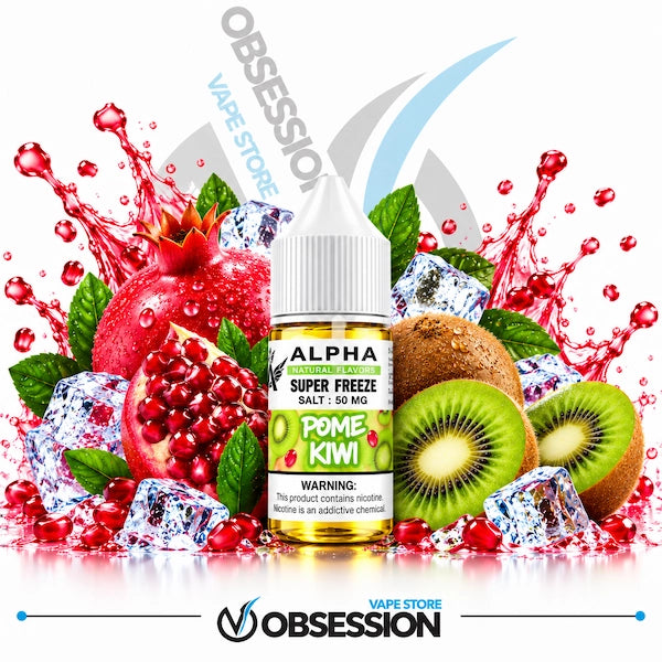 Frisky Alpha Super Freeze Pome Kiwi SaltNic 30ml
