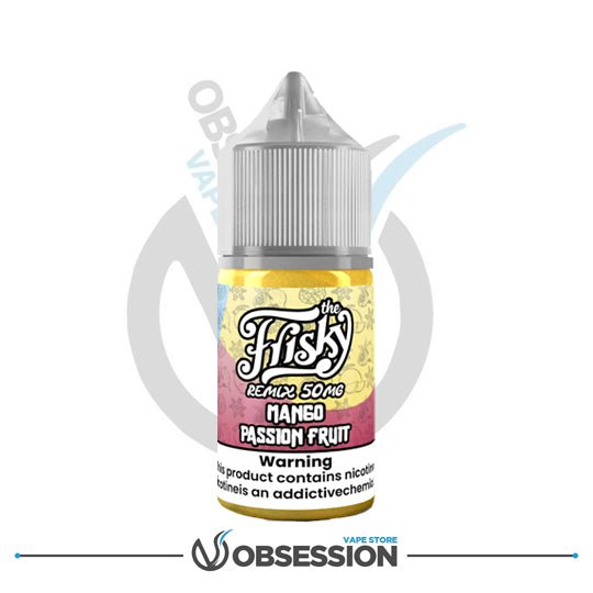 Frisky Remix Mango Passionfruit Super Cool Salt 30ml | Buy Online in Egypt | Obsession Vape Store