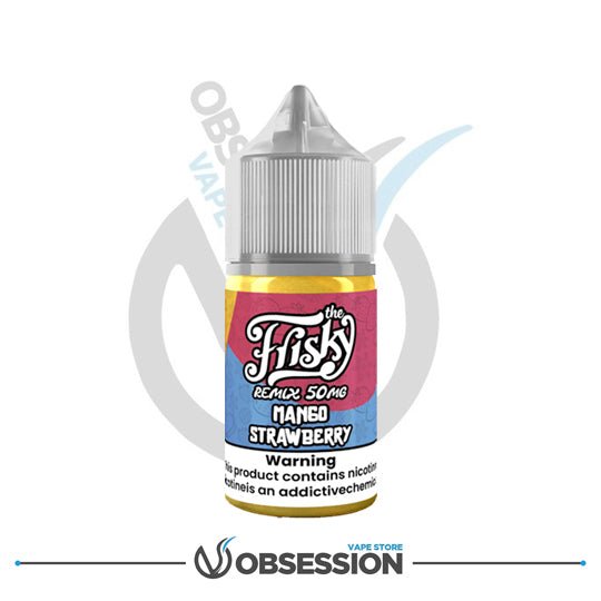 Frisky Remix Mango Strawberry Super Cool Salt 30ml | Buy Online in Egypt | Obsession Vape Store