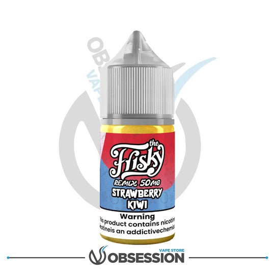 Frisky Remix Strawberry Kiwi Super Cool Salt 30ml | Buy Online in Egypt | Obsession Vape Store