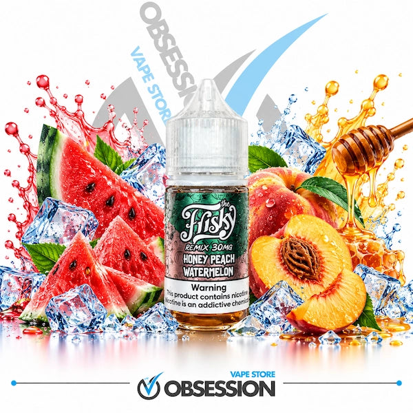 Frisky Remix Ultra Super Iced Honey Peach Watermelon SaltNic 30ml