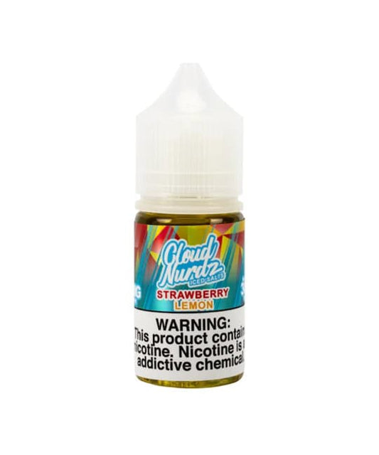 Strawberry Lemon Iced Salt 30ml By Cloud Nurdz | Buy Online in Egypt | Obsession Vape Store